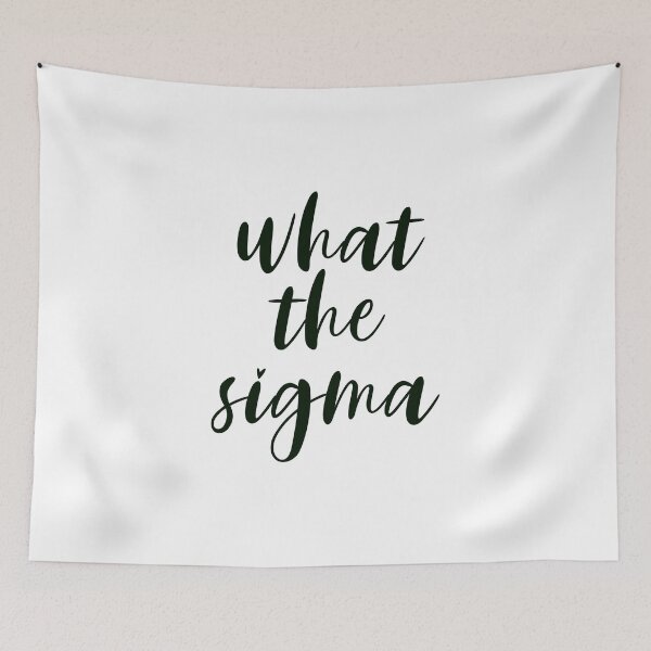 Artikelvorschau, What the Sigma – Feminine Typografie mit Herz-Detail entworfen und verkauft von EmeraldeaDesign.