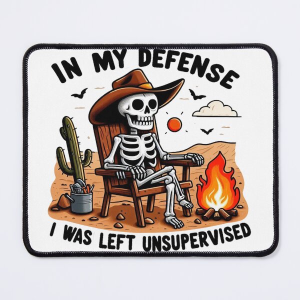 Item preview, In My Defense I Was Left Unsupervised designed and sold by yunamaliskova.