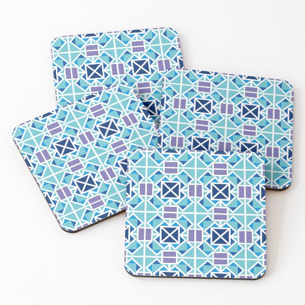 Item preview, Retro Futurist Grid - 80s-Inspired Geometric Pattern designed and sold by Meemaart.