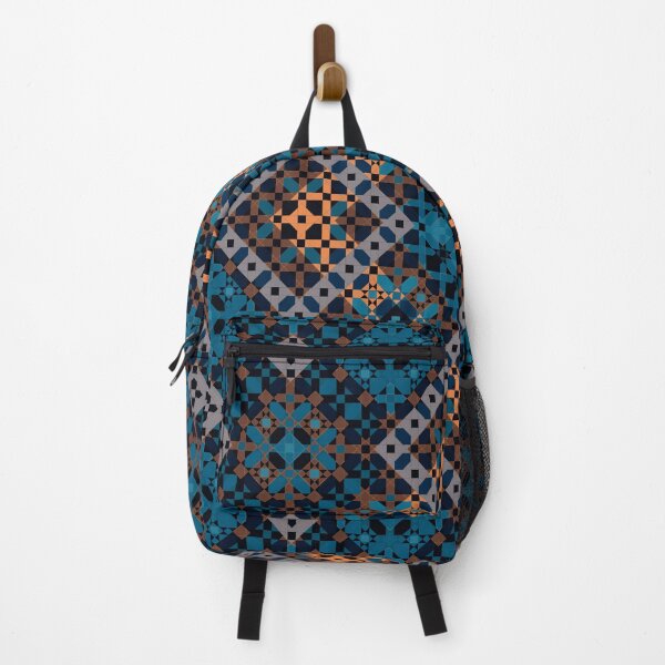 Item preview, Abstract Squares – Dark Blue Mosaic Design designed and sold by Tarjiart.