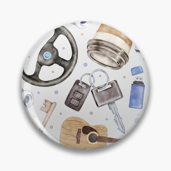 Item preview, fathers Day round illustration Sticker designed and sold by eves_aquadreams.