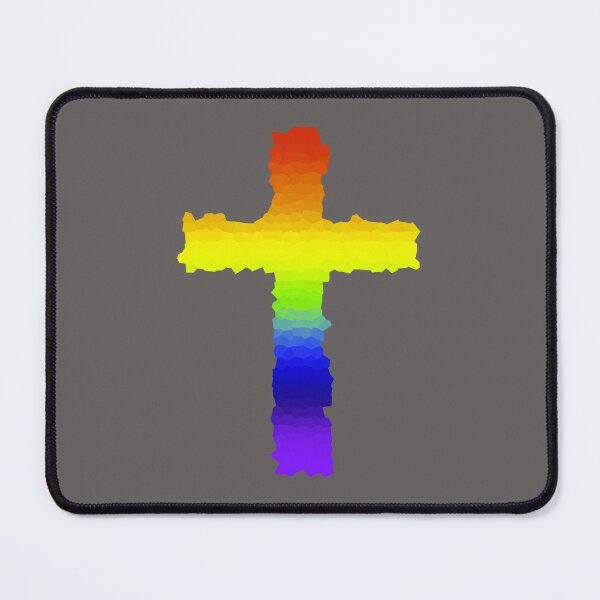 Item preview, Crucifix crytal pixels rainbow. designed and sold by moths-minor.