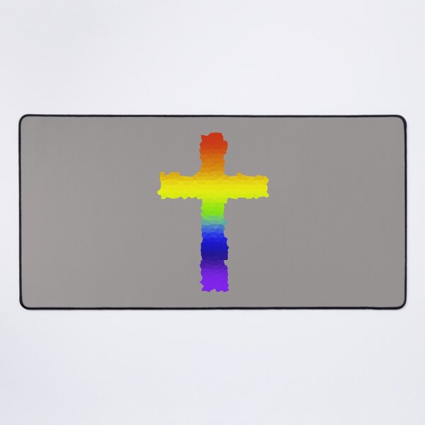 Item preview, Crucifix crytal pixels rainbow. designed and sold by moths-minor.