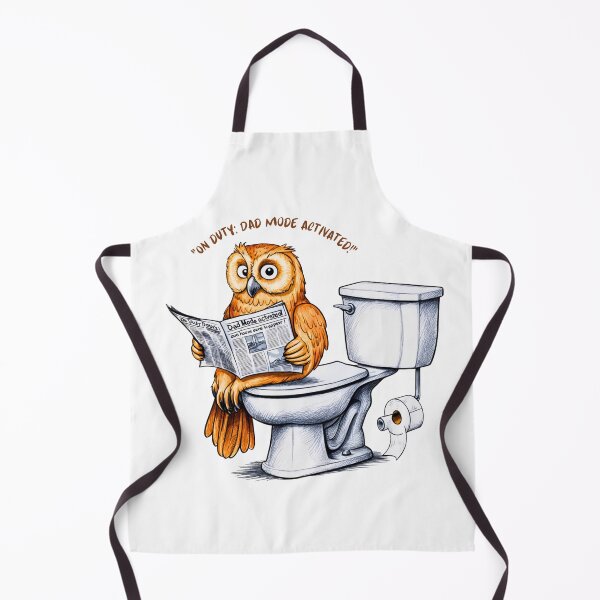 Item preview,  Title Owl Dad Mode Activated: Bathroom Break Wisdom - Funny Father's Day Gift designed and sold by Frame of Mind .