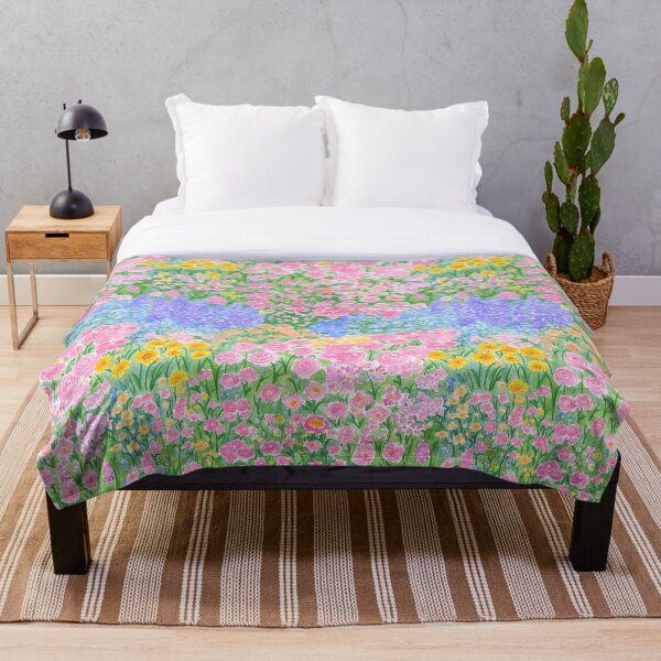 Artikelvorschau, Colorful flower garden inspired by Gustav Klimpt entworfen und verkauft von P&U Fabric.