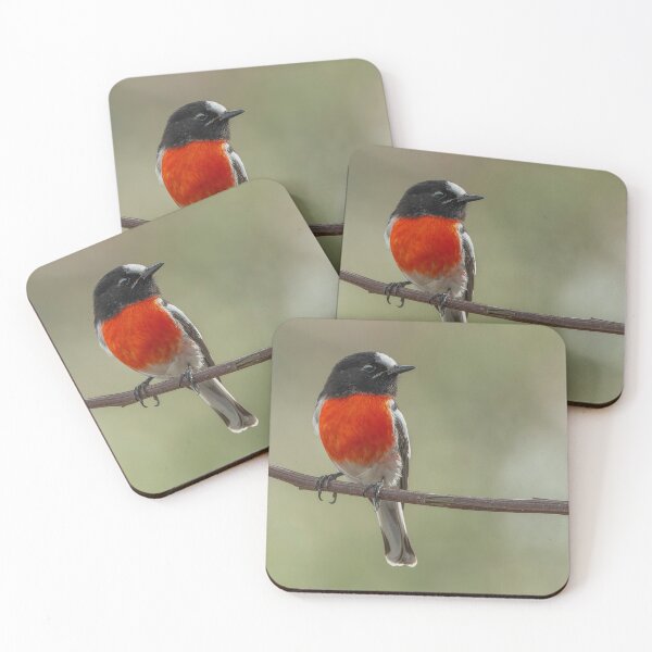 Item preview, Male Scarlet Robin designed and sold by Nick Vertsonis.