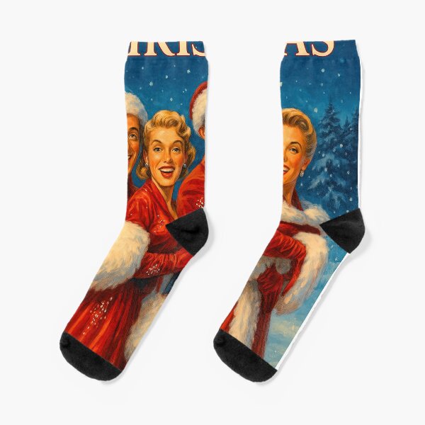Item preview, White Christmas Movie Classic Retro Holiday Art designed and sold by Retr0Tshirts.