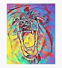 Watercolor Bear Photographic Print