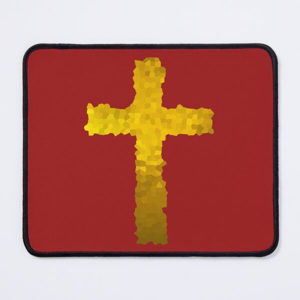 Item preview, Crucifix crystal pixels gold. designed and sold by moths-minor.