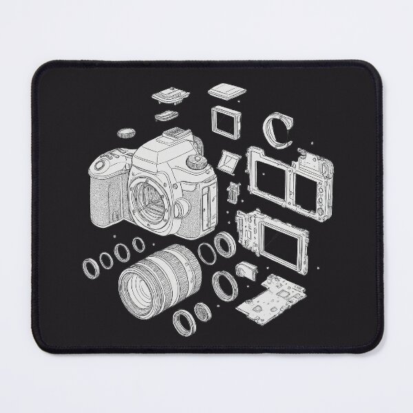 Item preview, Exploded View DSLR Camera: Engineering Art designed and sold by Analog-attire.