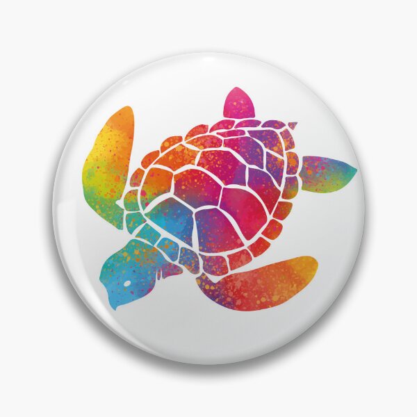 Item preview, Rainbow terrapin designed and sold by DreamVibeDSGNS.