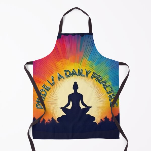 Item preview, Pride Is a Daily Practice – Mindful LGBTQ+ Retro Tee designed and sold by JumWow.