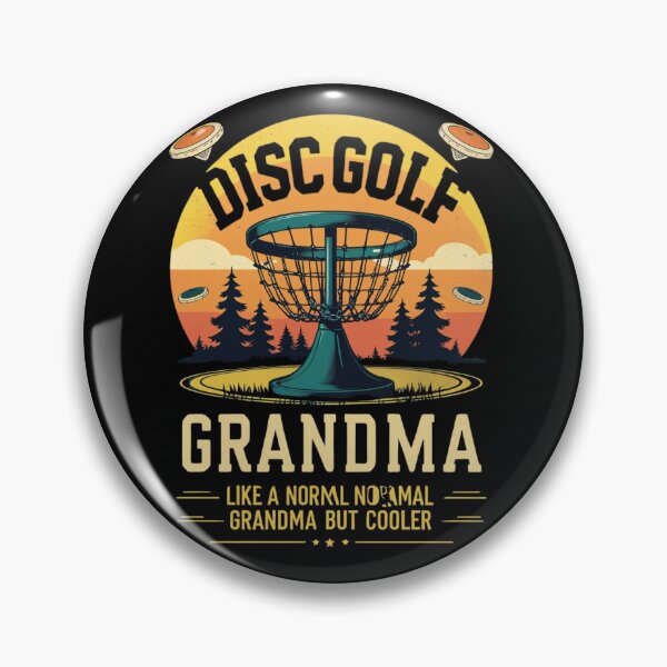 Item preview, Disc Golf Grandma Retro – Vintage Disc Golf Basket Design designed and sold by fantasyy.