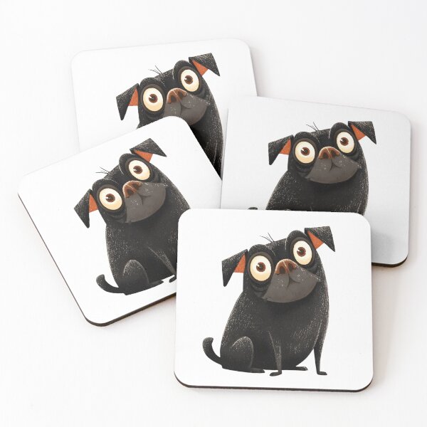 Item preview, Cute Black Cartoon Dog with Big Expressive Eyes designed and sold by argenta75.
