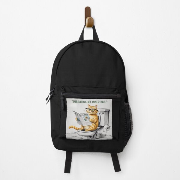 Item preview, Cat Dad Mode Activated: Bathroom Break Wisdom - Funny Father's Day Gift designed and sold by Frame of Mind .