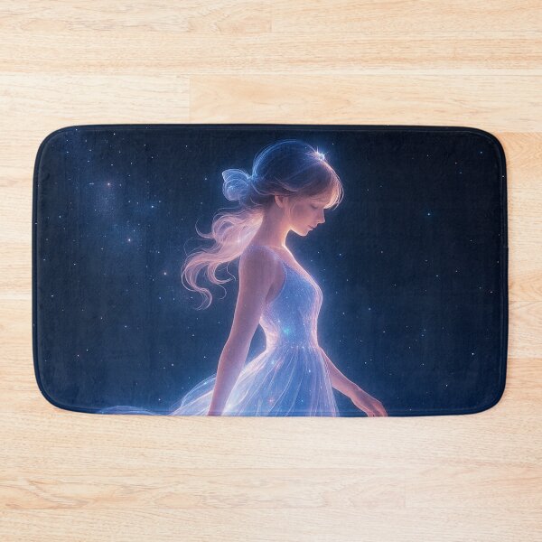Item preview, Starlight Girl Walking on the Lake - Luminous Realms Series (9/20) designed and sold by RinWinArts.