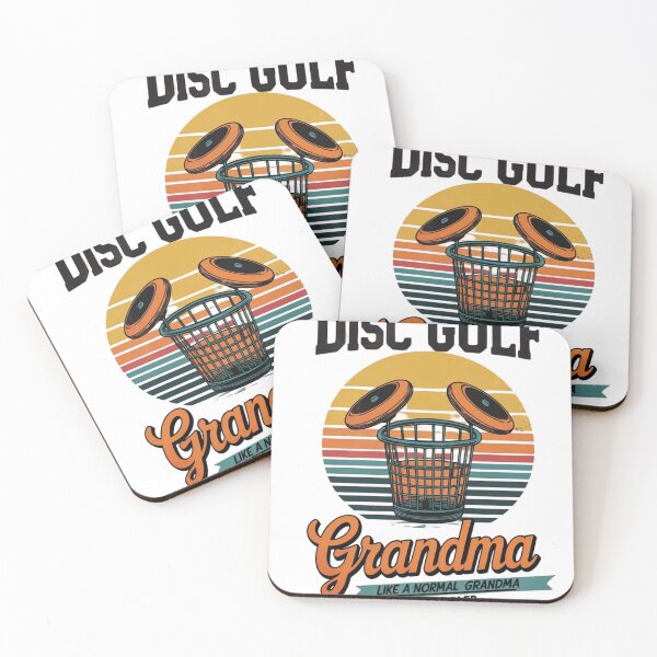 Item preview, Disc Golf Grandma Retro Sunset – Colorful Disc Golf Basket designed and sold by fantasyy.