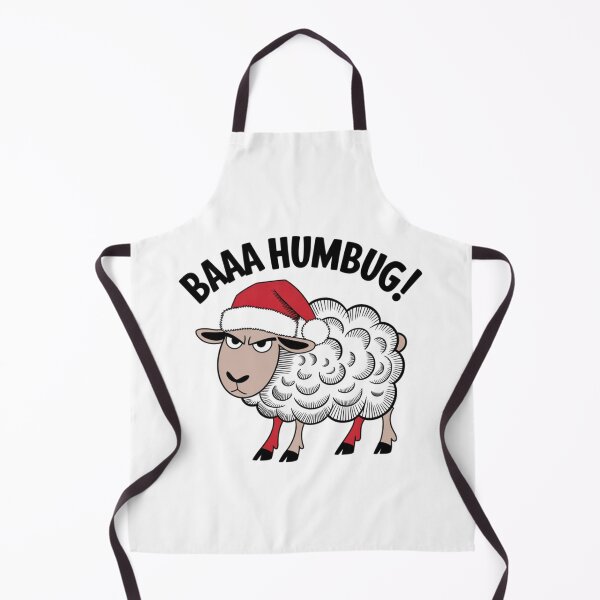 Item preview, Humbug, Angry Sheep, Holiday, Christmas, Xmas, funnyfits70, Humor, Funny, retro, vintage, funny quotes, animal humor, designed and sold by FunnyFits70.