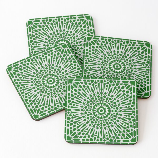 Item preview, Symmetric Green Geometry –  great Mosaic Pattern designed and sold by Tarjiart.