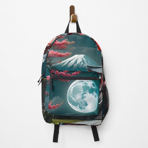 Item preview, Shinto Temple Under a Full Moon designed and sold by SublimeMusings.