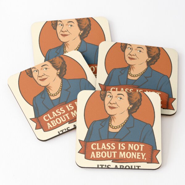 Item preview, Class Is Not About Money – Hyacinth Bucket Quote Poster designed and sold by Golden Reels.