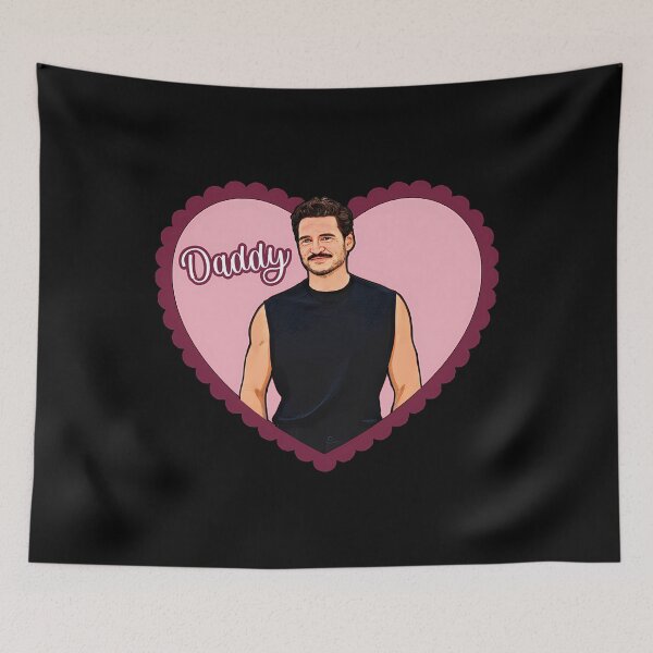 Item preview, Pedros Pascals Daddy Love Heart designed and sold by IDIVAGANTE.