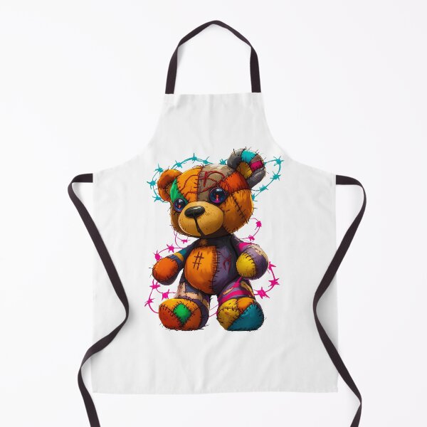 Item preview, Barbed Patchwork Teddy designed and sold by Angry Swan Designs.