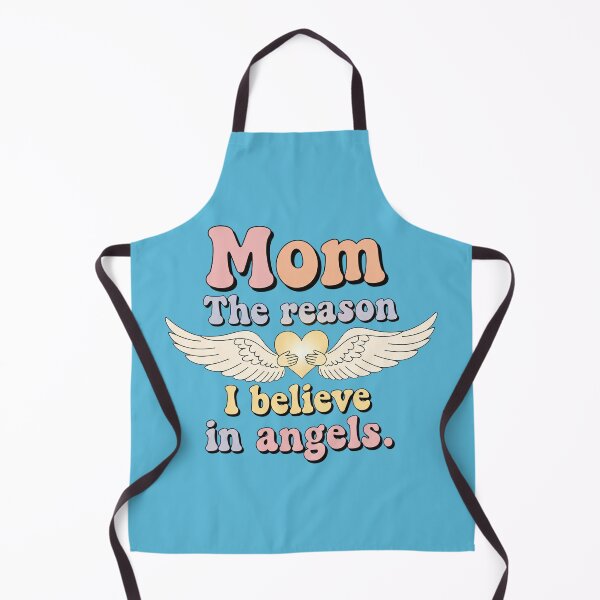 Item preview, Mom The Reason I Believe in Angels – Emotional Quote Design by EgyApe designed and sold by egyape ⭐⭐⭐⭐⭐.