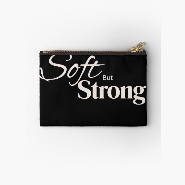 Item preview, Soft But Strong – Feminine Empowerment Quote designed and sold by Meldora.