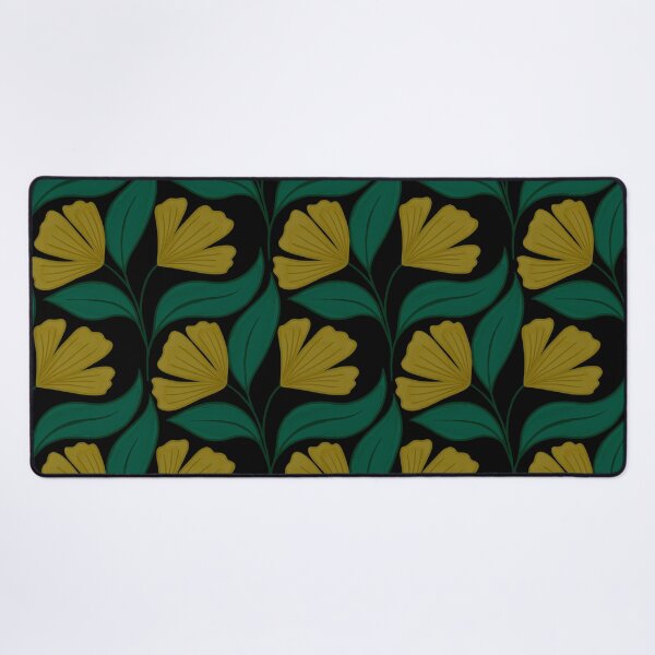 Item preview, Simple yet Bold Floral Ogee Repeat Patterns - Modern, Retro inspired Print - mid-century modern aesthetic designed and sold by SemDesigns1.