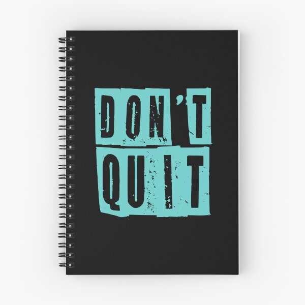 Item preview, Don’t Quit | Motivational Workout Design for Gym Enthusiasts designed and sold by typoinspired.