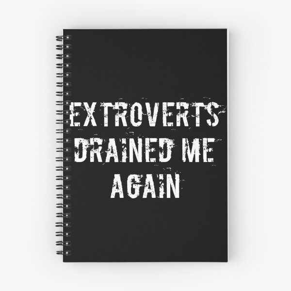 Item preview, Extroverts Drained Me Again designed and sold by Ninjacatoff.