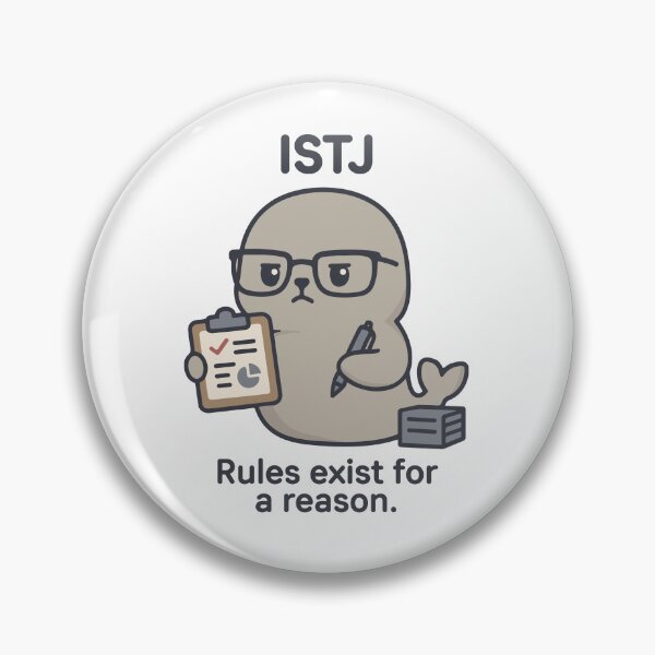 Item preview, ISTJ Kawaii | Loyal & Organized Seal MBTI Cute designed and sold by SealSquad.