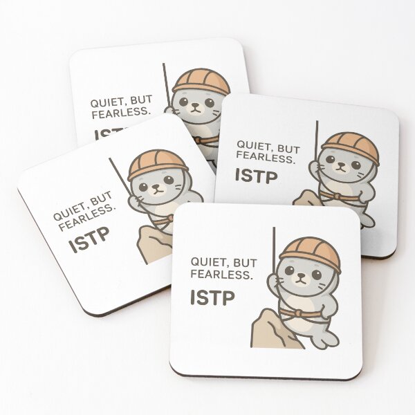 Item preview, ISTP kawaii seal – quiet, but fearless designed and sold by SealSquad.
