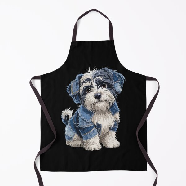 Item preview, Cute Puppy in Denim Outfit – Adorable Dog Art for Pet Lovers and Fashion Fans designed and sold by love3617.