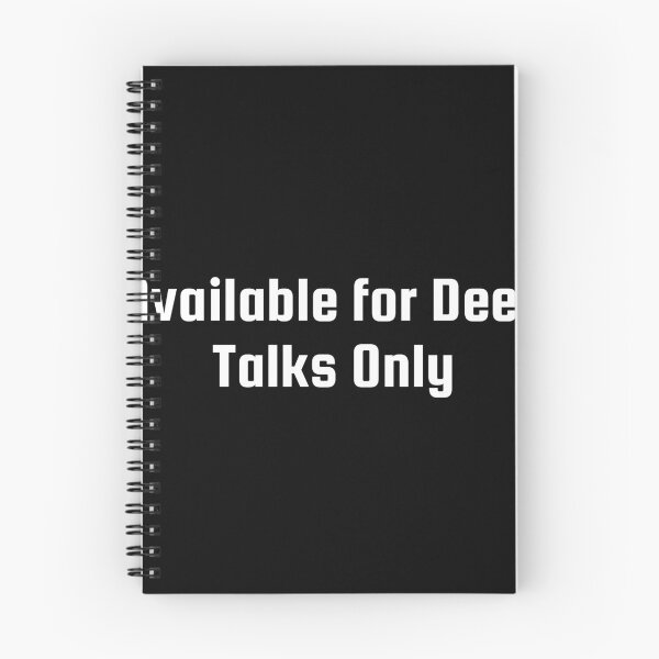 Item preview, Available for Deep Talks Only designed and sold by Ninjacatoff.