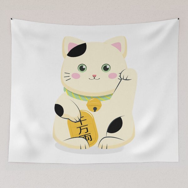 Item preview, Maneki-neko, a lucky charm unique to Japan designed and sold by SAKURAMYU.