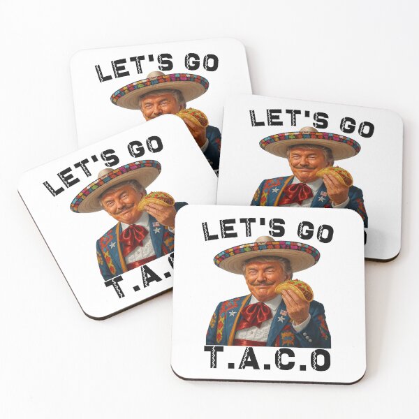 Item preview, Let’s Go Taco Funny Parody Trump Always Chickens Out T.A.C.O Gfits designed and sold by ivotee.