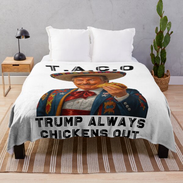 Item preview, Funny Taco Trump Always Chickens Out T.A.C.O Gfits designed and sold by ivotee.