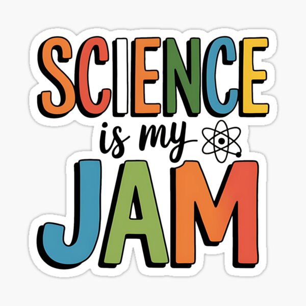 Item preview, Science Is My Jam Cute Science Teacher designed and sold by shi-ruumi.