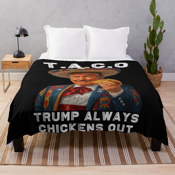 Item preview, Funny Taco Trump Always Chickens Out T.A.C.O Gfits designed and sold by ivotee.