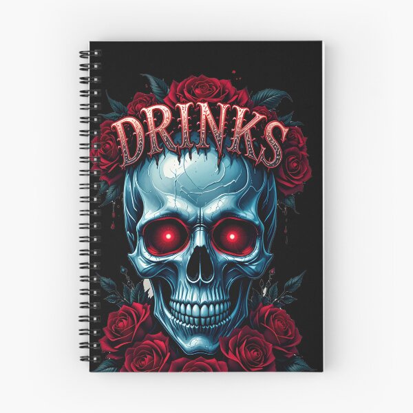 Item preview, Skull Drings with Roses – Dark Romantic Art designed and sold by harry mac.