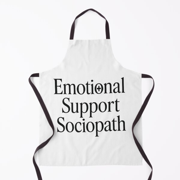 Item preview, Dark Humour Quote - Emotional Support Sociopath Typography Design designed and sold by Shoot-The-Moon.