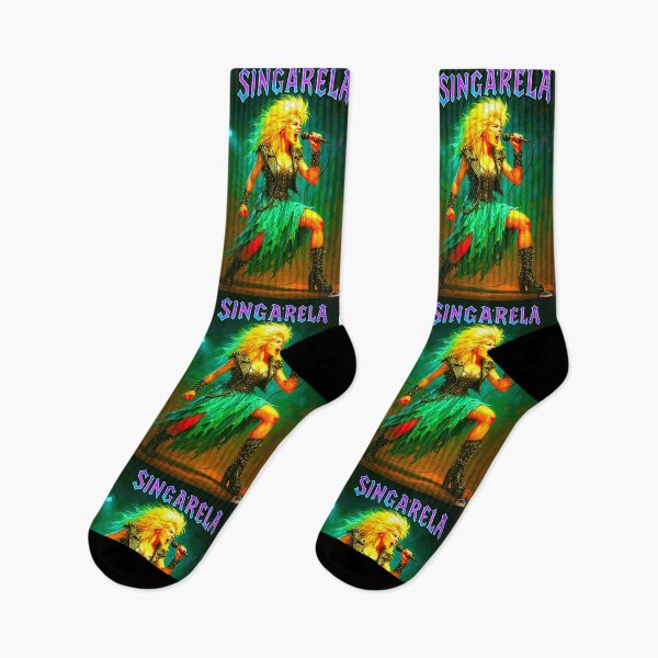 Item preview, The Girl with Gothic Legs - Singarela  '80s rock fictional designed and sold by Atarac.