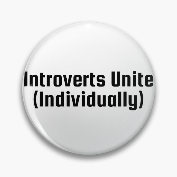 Item preview, Introverts Unite (Individually) designed and sold by Ninjacatoff.