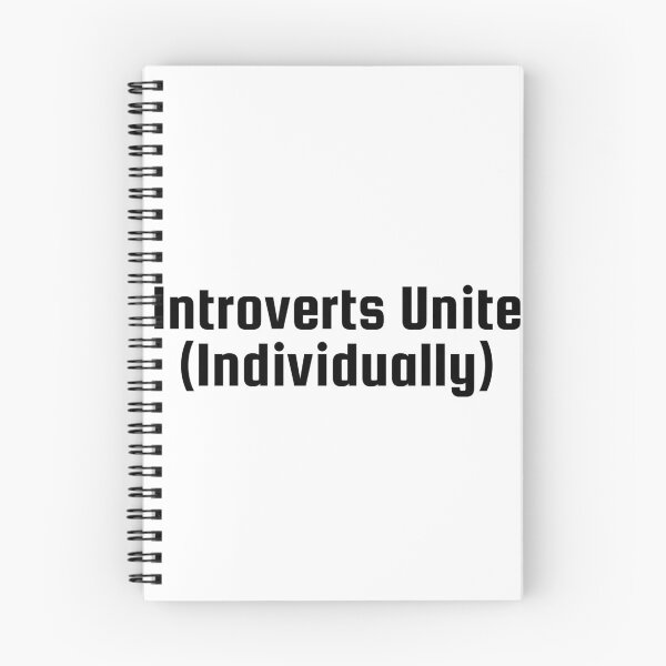 Item preview, Introverts Unite (Individually) designed and sold by Ninjacatoff.