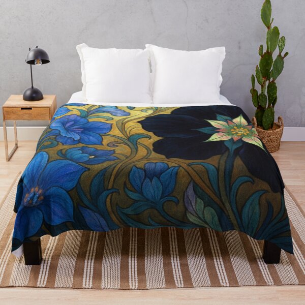 Item preview, Colorful floral splendor in Art Nouveau style designed and sold by Sigtrix.