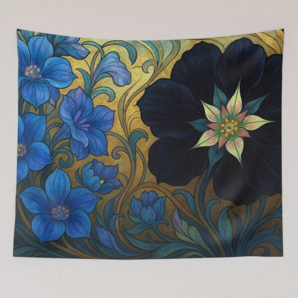 Item preview, Colorful floral splendor in Art Nouveau style designed and sold by Sigtrix.