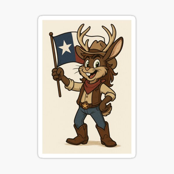 Item preview, Texas Jackalope designed and sold by RadicalCritters.