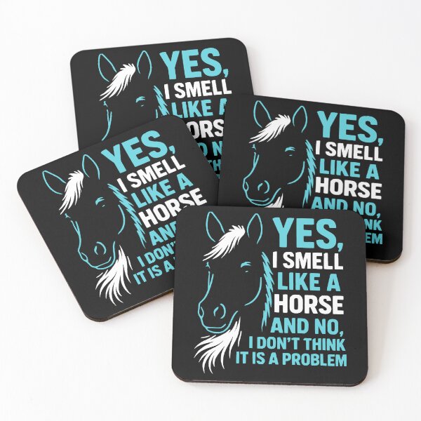 Item preview, Yes I Smell Like A Horse Funny Equestrian Gift designed and sold by JackCurtis1991.